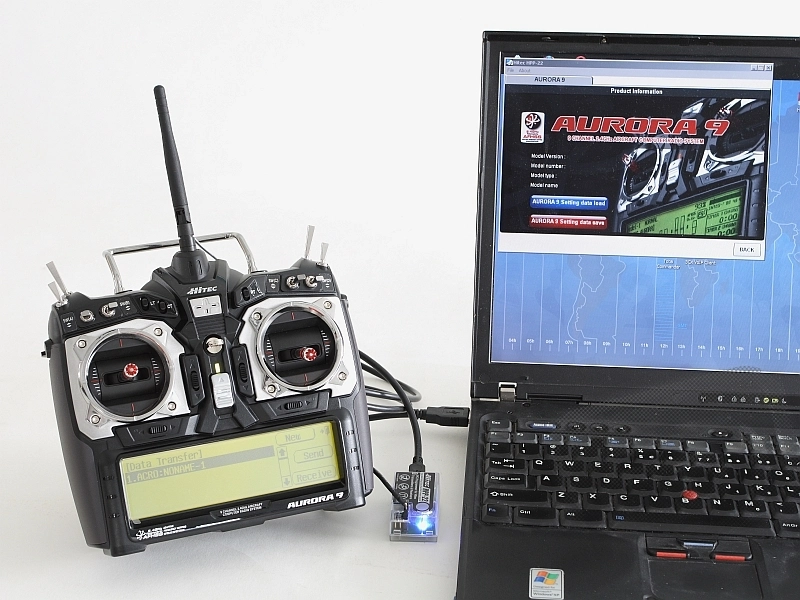 AURORA 9 2.4GHz, Optima9, HS-7965MG 4x, aku, nab, M1