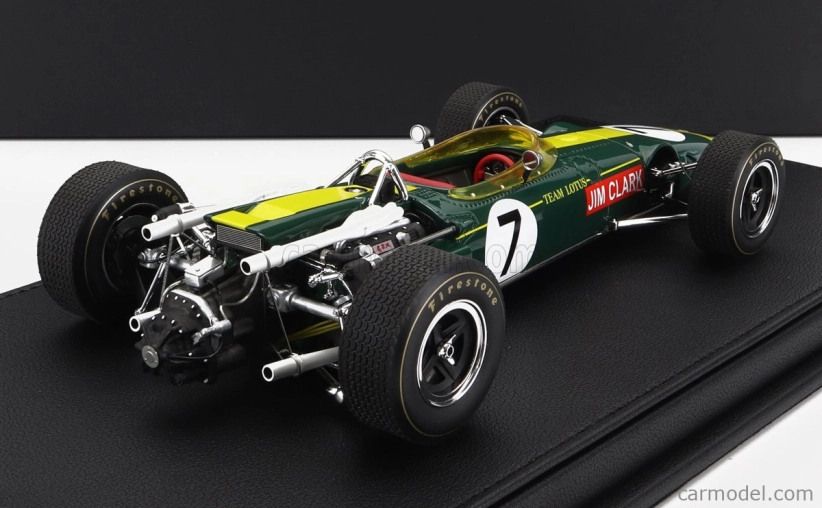 Gp-replicas Lotus F1 43 Scuderia Lotus Team N 7 South Africa Gp Kyalami 1967 Jim Clark 1:18 Britská Závodní Zelená