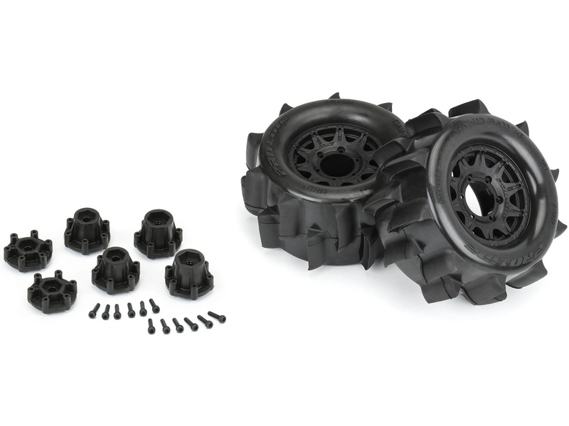 Pro-Line bike 1:10, 2,8" Sand Paw HP Belted, čierny disk Raid 12/14 mm (2)