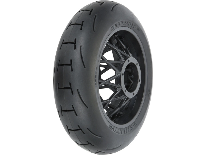 Motocykel Pro-Line so zadnou časťou 1:4 Supermoto 2.0 S3, čierny disk: PM-MX/SM