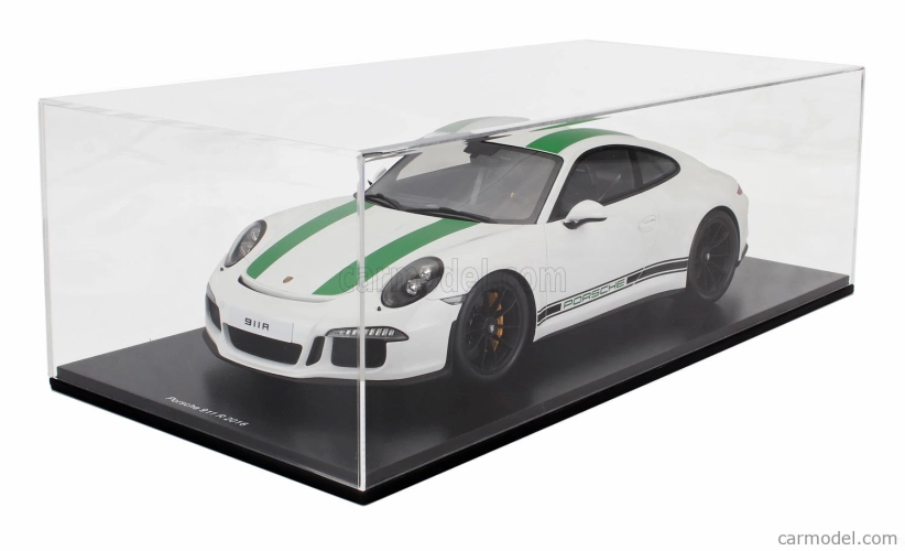 Schuco Porsche 911 991 R Coupe 2016 1:12 bielo-zelená