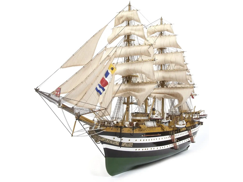 OCCRE Amerigo Vespucci 1:100 + plachty Kit