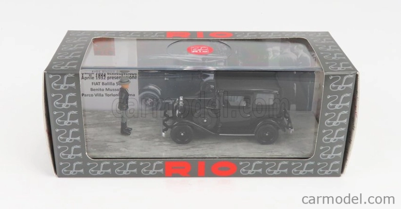 Rio-models Fiat 508 Balilla 1932 - Presentazione A Villa Torlonia