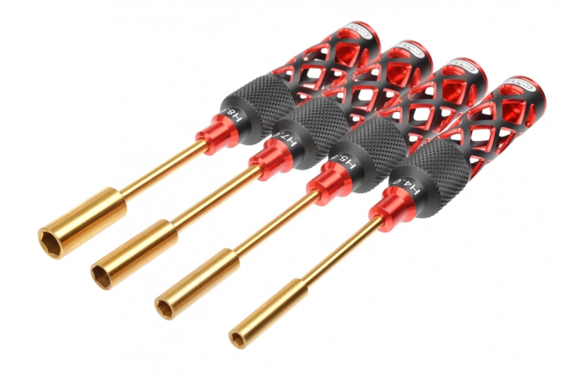 Nástrčkový šroubovák PRO Tool - tvrzený dřík - odlehčená hliníková rukojeť - 7.0 mm