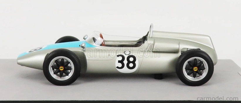 Tecnomodel Cooper F1  T53 N 38 German Gp 1961 B.collomb 1:18 Silver