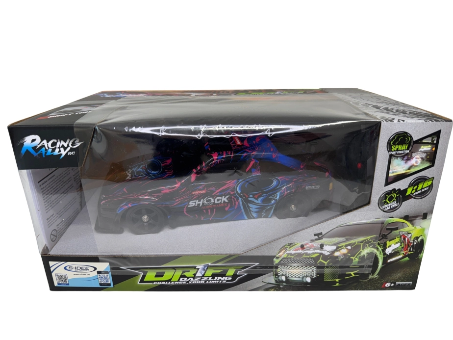 RC driftovací auto Toyota, světla, kouř, RTR sada, 1:16 4WD
