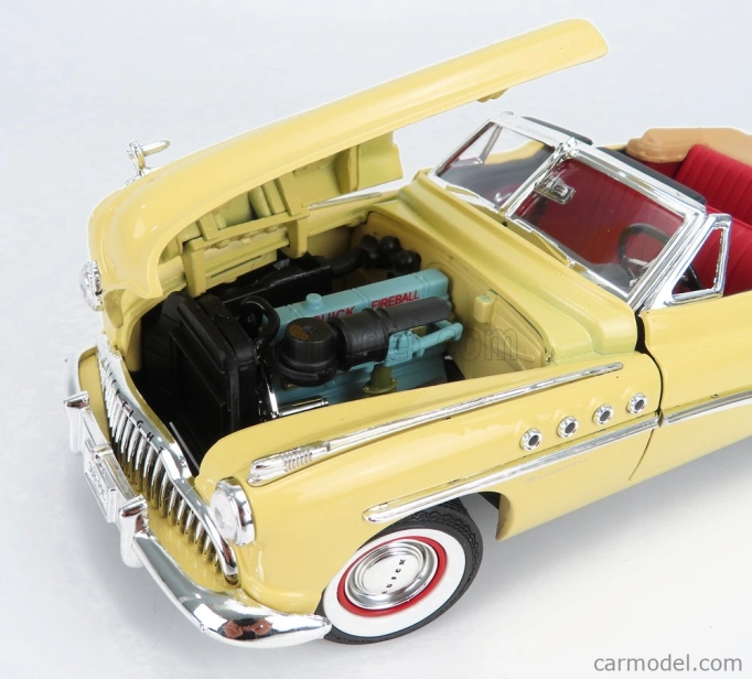 Greenlight Buick Roadmaster Cabriolet Open 1949 - Charlie Babbitt's Rain Man 1:18 Cream