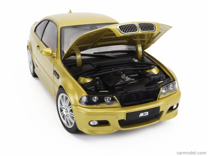 Norev BMW radu 3 M3 (e46) Coupe 2000 1:18 žltá met