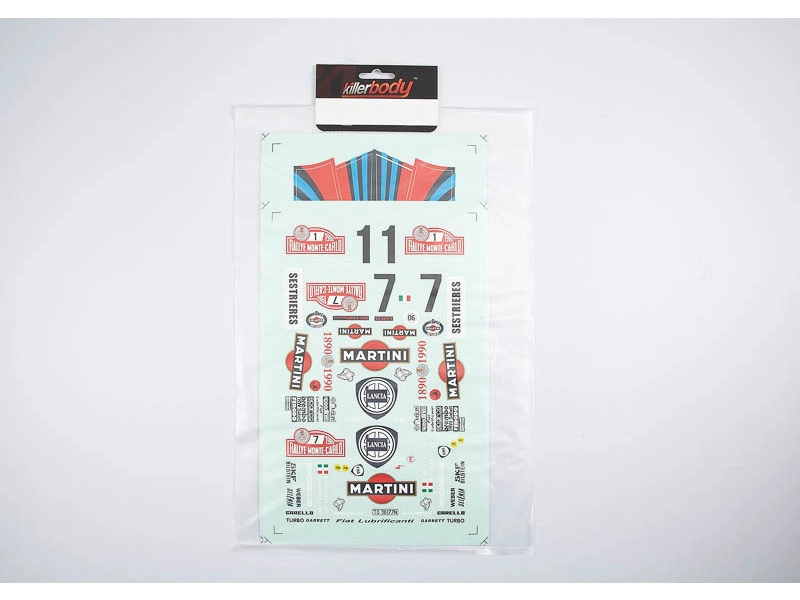Killerbody samolepky: Lancia Delta HF Integrale 16V 1:10