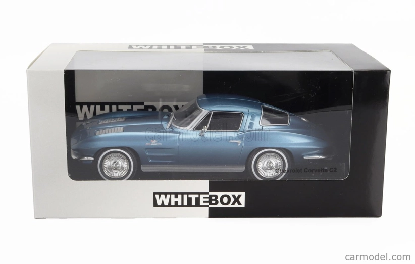 Whitebox Chevrolet Corvette (c2) Stingray 1963 1:24 Light Blue Met