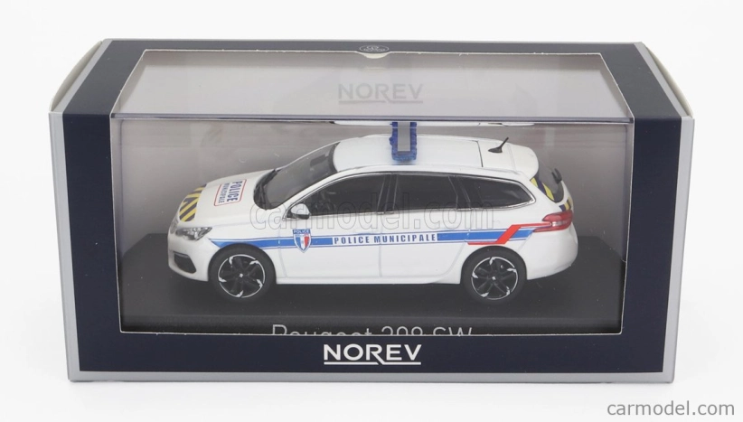 Norev Peugeot 308 Sw Station Wagon Police Municipale 2018 1:43 Biela