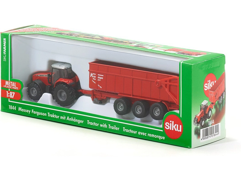 SIKU Farmer – Massey Ferguson traktor s prívesom 1:87