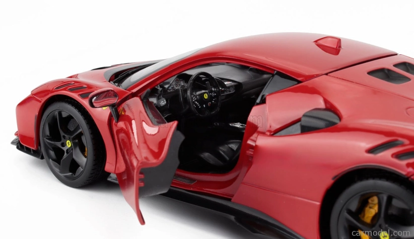Bburago Ferrari Sf90 Xx Stradale 2024 1:18 Rosso Corsa – červeno-čierna