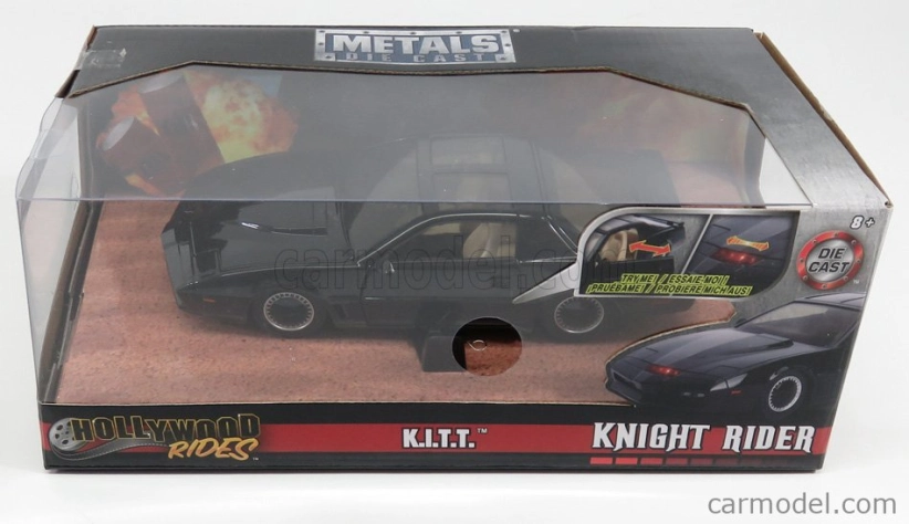 Jada Pontiac Trans-am - Supercar - Knight Rider - Kitt 1:24 Black