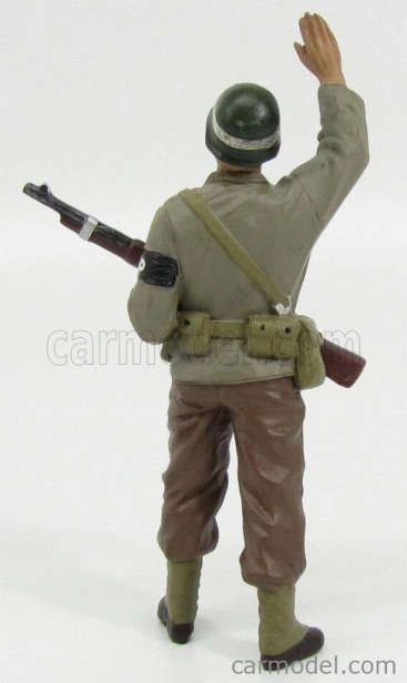 American diorama Figures Soldato Poliziotto Militare Con Fucile - Miltary Police Soldier I With Rifle Gun 1:18 Zelená Hnědá