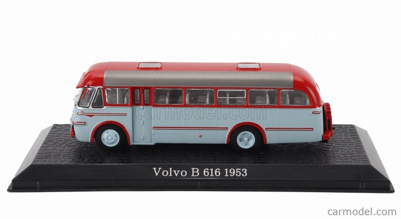 Edicola Volvo B616 Autobus 1953 - Damage Display Box 1:72 Červená Světle Modrá