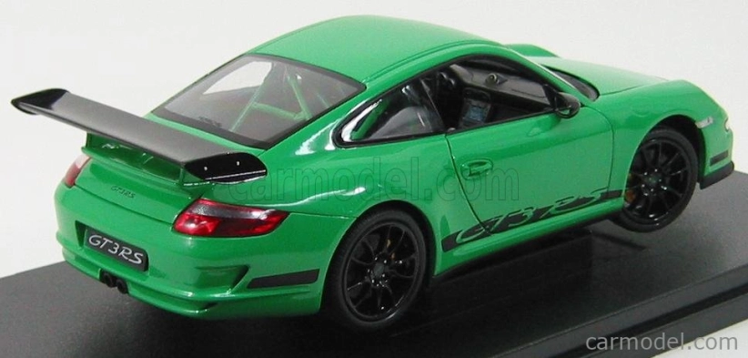 Welly Porsche 911 997 Gt3rs 2010 1:18 zelená čierna
