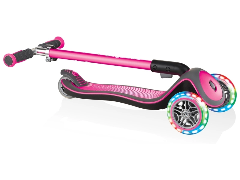 Globber - Scooter Elite Deluxe Lights Lime Green