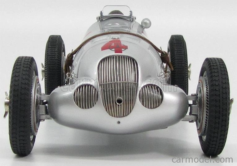 Cmc Mercedes benz F1 W125 N 4 Gp Donington 1937 R.seaman 1:18 Strieborný