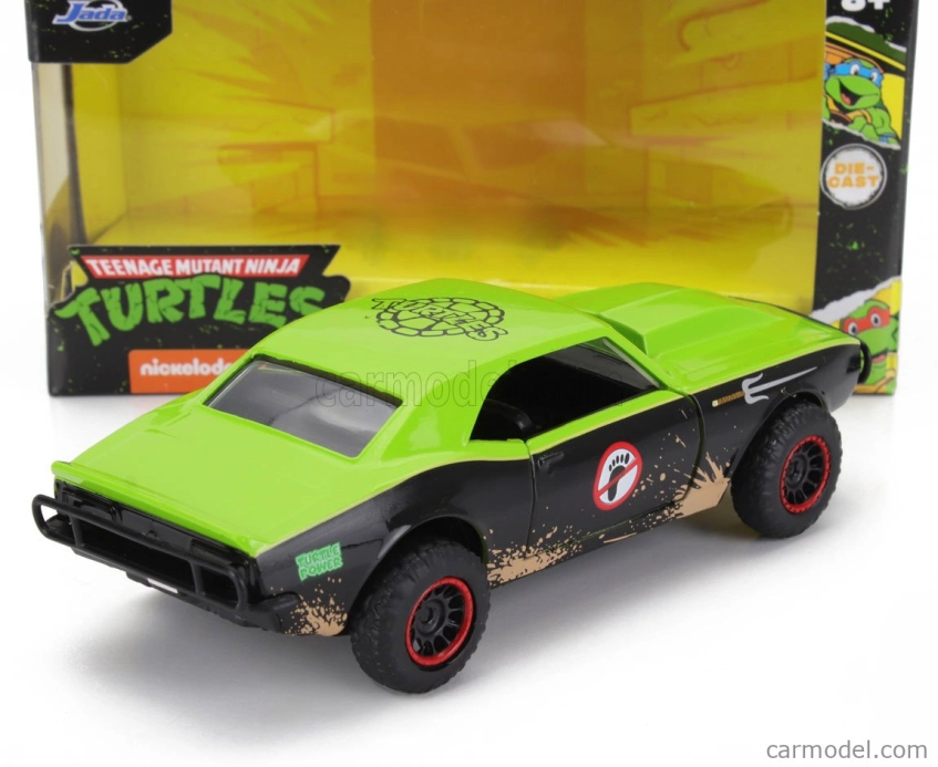 Jada Chevrolet Camaro 1967 - Ninja Turtles - Tartarughe Ninja 1:32 Černá Zelená