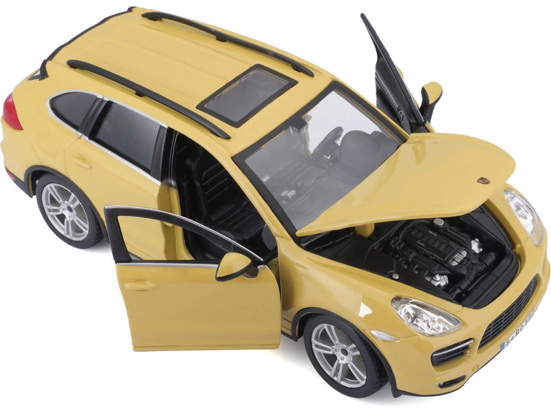 Bburago Plus Porsche Cayenne Turbo 1:24 žlutá