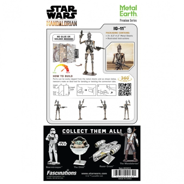 Oceľová stavebnica Star Wars Mandalorian IG-11™