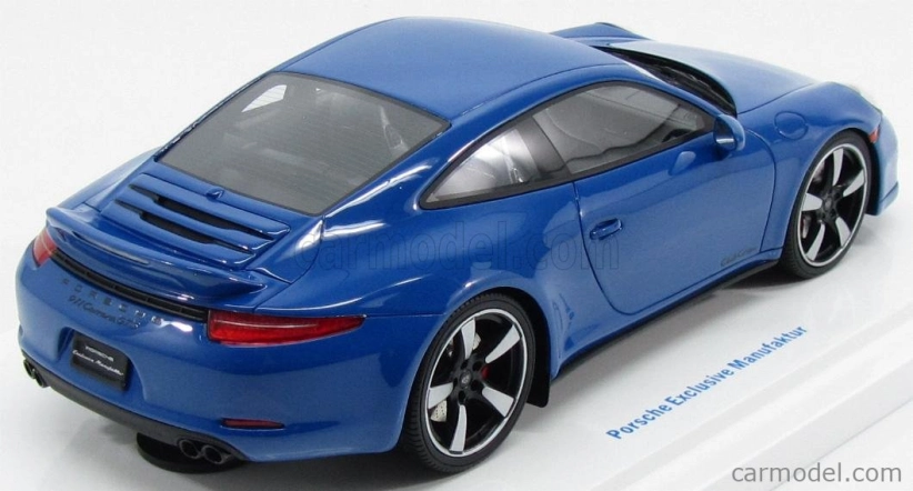 Gt-spirit Porsche 911 991 Carrera Gts Club Coupe 2015 - 60th Years Club Of America - Con Vetrina - S vitrínou 1:18 Blue