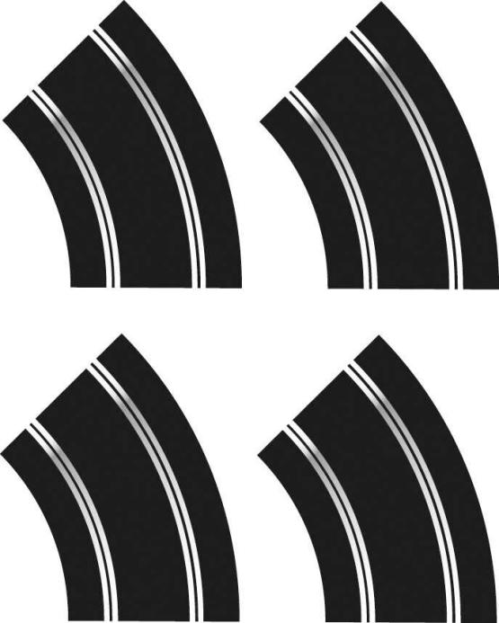 Rozšírenie trate SCALEXTRIC C8198 – Standard Straight and R2 Curve Track Extension Pack