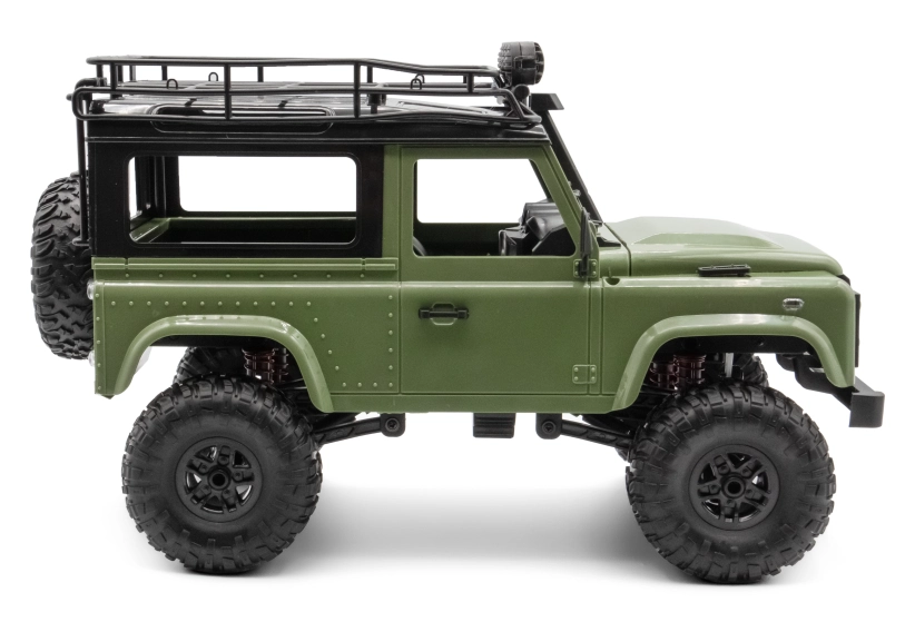 RC auto Land Rover Defender T98 1/12, zelená + náhradní baterie