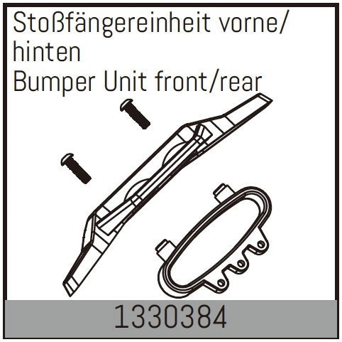 Bumper Unit front/rear (2)