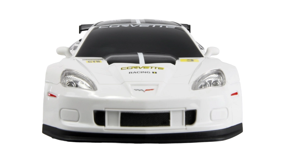 Corvette C6.R RC Drift Car 4WD LED 1:18 RTR licencovaná biela