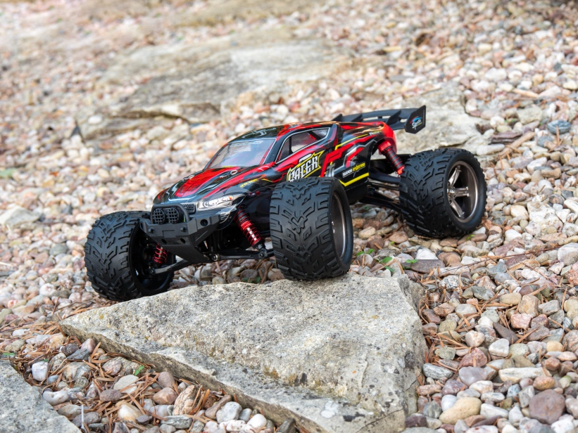 RC auto X9116 Challenger truggy inovovaná verze, červená