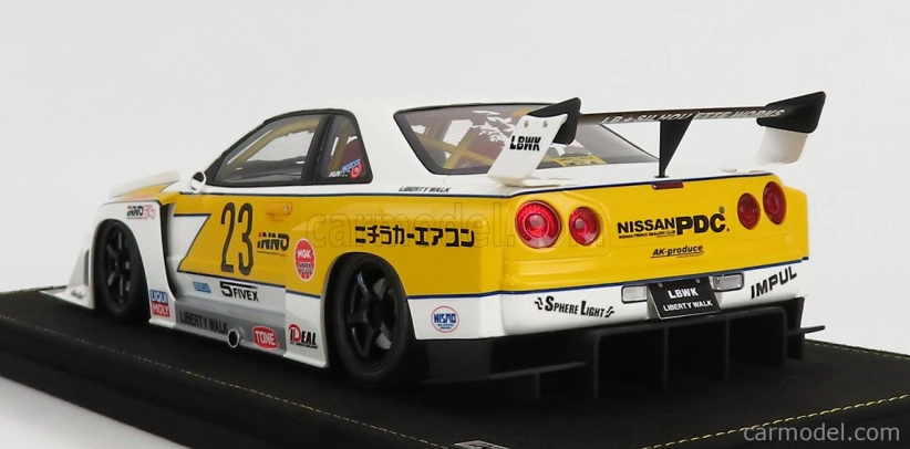 Inno-models Nissan Skyline Gt-r (r34) N 23 1:18, bílá