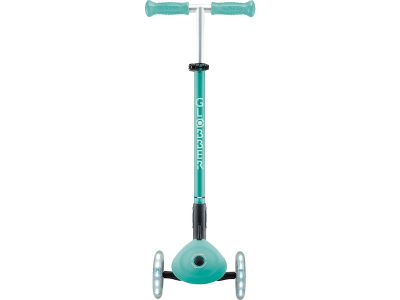Globber - Koloběžka Primo Plus Lights V2 skládací Blue/Emerald Green