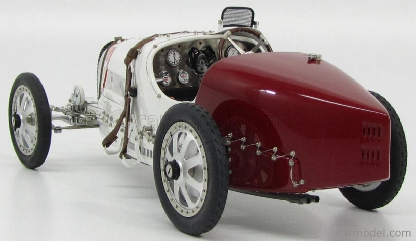 Cmc Bugatti T35 N 7 Gp Národný farebný projekt Poľsko 1924 1:18 Biela červená