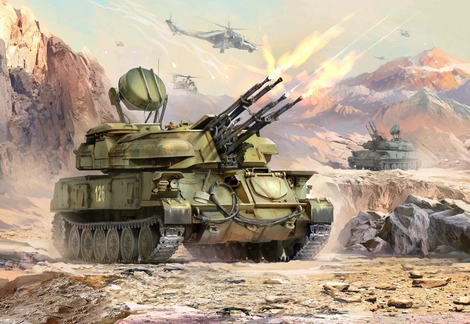 Zvezda Snap Kit - ZSU-23-4 Shilka (1:100)