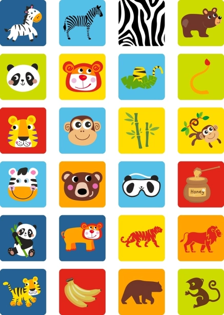 Dvěděti Jenga se zvířátky