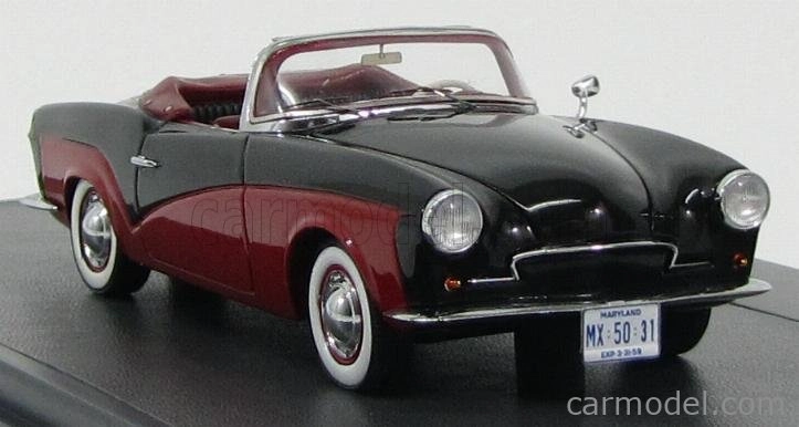 Matrix scale models Volkswagen Rometsch Lawrence Cabriolet 1959 1:43 Černá Červená