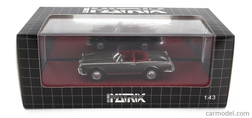 Matrix modely v mierke Alfa romeo 2600 Spider Cabriolet Open 1962 1:43 Grey Met