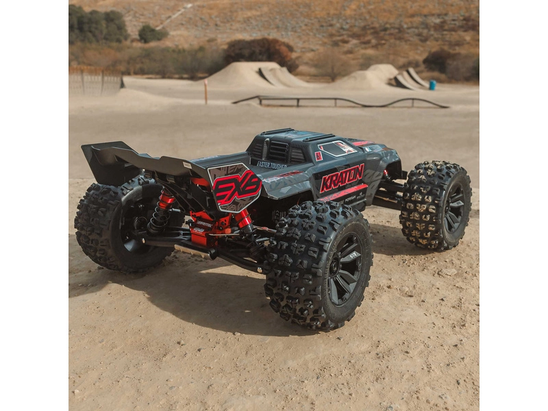 RC auto Arrma Kraton 6S BLX V6 1:8 4WD Extreme Bash RTR, čierne