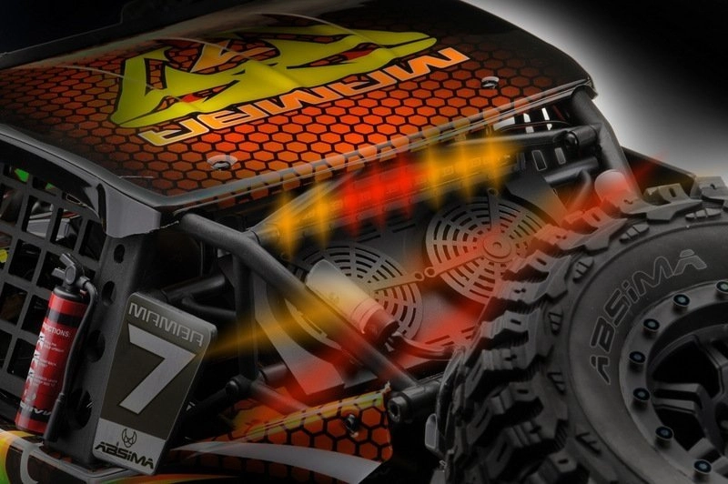 Absima MAMBA ROCK RACER 1:7 RTR oranžový