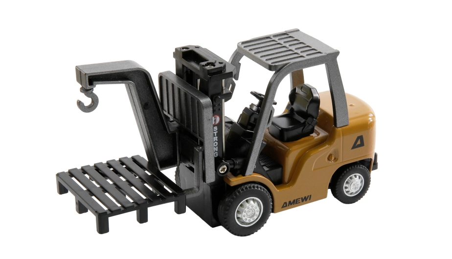 Mini kovový RC vysokozdvižný vozík 8kanálový 1:64 RTR