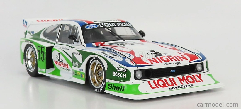 Werk83 Ford england Capri Turbo Gr.5 Team Liqui Moly N 55 Drm 1981 Manfred Winkelhock 1:18 bielo zelená