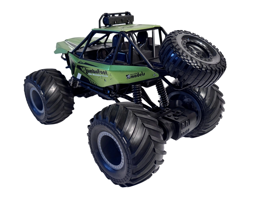 DF JUMBO FOOT V2 Off Road 1:10 RTR, zelená, LED světla, zvuky