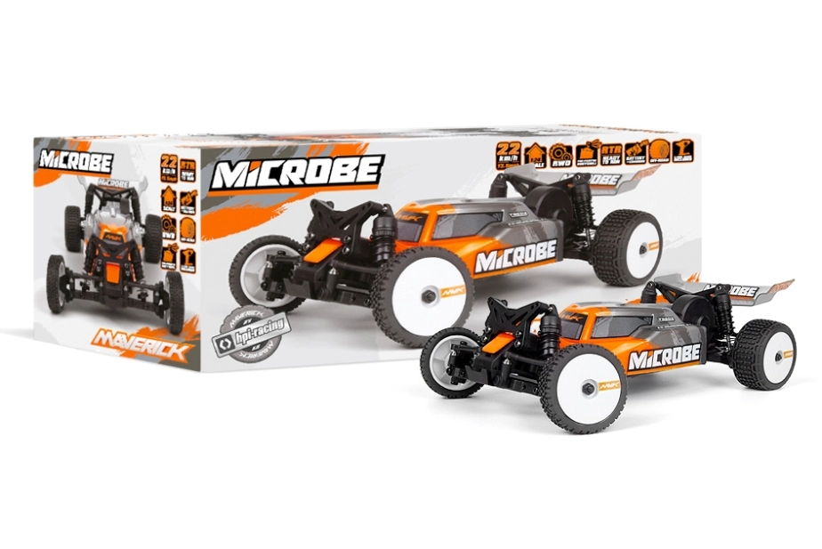 Maverick Microbe 1/24th Buggy - oranžová