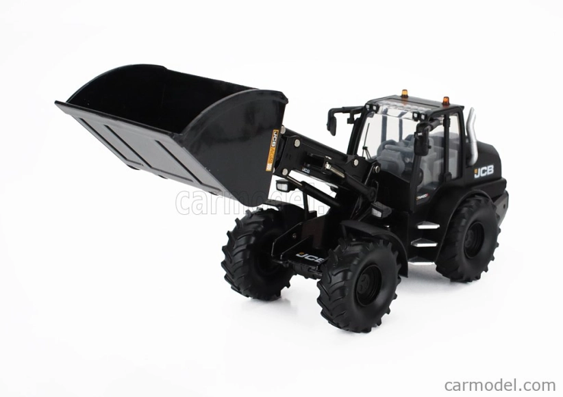 Britains JCB Tm420s Ruspa Gommata Black Edition - škrabák na traktory 1:32 čierny