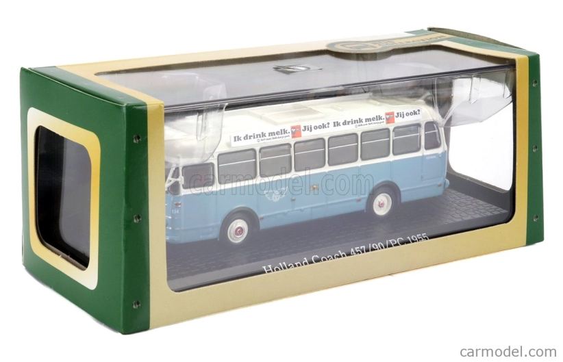 Edicola Holland Coach 457/90/pc Autobus 1955 - Damage Display Box 1:72 Světle Modrá Bílá
