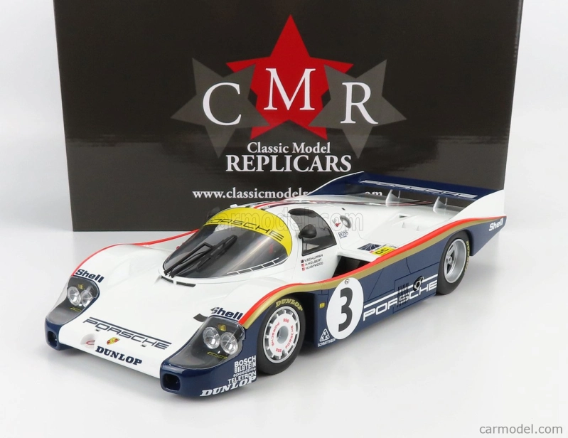 Cmr Porsche 956l 2.6l Turbo Team Rothmans Porsche N 3 Winner 24h Le Mans 1983 Al Holbert - Hurley Haywood - Vern Schuppan 1:12 Bílá Modrá