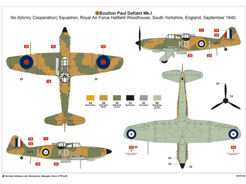Airfix Boulton Paul Defiant Mk.I (1:48)