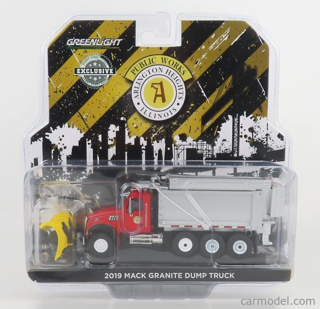 Greenlight Mack Granite Dump Truck Sněžný plus 2019 1:64
